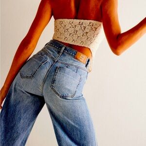 Free People Gia Wide Leg Jean - 31 Short